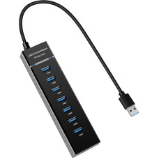Hub Usb 3.0 com 7 Portas preto..