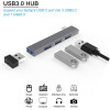 Hub Usb-c com 4 Portas 1 porta usb 3.0 e 3 portas usb 2.0