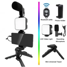 Kit live Tripé Estabilizador de Mão 5 em 1 gimbal ..