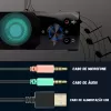 Caixa de Som com fio 6W Usb P2 com Led RGB e controle de volume
