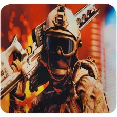 Mouse Pad Soldado 22cm x 20cm..