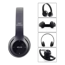 Fone de Ouvido sem Fio Bluetooth P47 Com Reducão D..