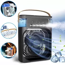 Ventilador Portátil e Umidificador com LED e Reser..
