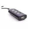 Hub Usb 2.0 com 4 Portas preto