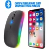 Mouse sem Fio Bluetooth e Wireless Recarregável