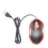 Mouse com fio básico usb 1600 DPI preto