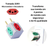 Adaptador de tomata 4 entradas bob Cubo  10a/20a