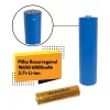 Bateria pilha recarregável Lanterna 3.7v 18650 6800mah 1 Unidade