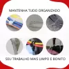 Abraçadeira de nylon branca pacote com 100 unidades