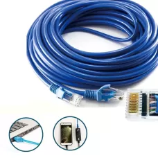 Cabo de Rede de 3 metros Cat5e LAN Ethernet Azul M..