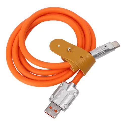 Cabo turbo USB-C 66W 6A fio grosso de 1.2 metros