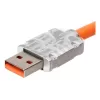 Cabo turbo USB-C 66W 6A fio grosso de 1.2 metros