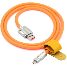 Cabo turbo USB-MICRO( V8 ) 66W 6A fio grosso de 1...