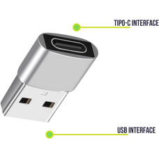 Adaptador USB para entrada Type-C ( OTG USB )..