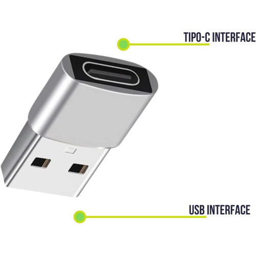 Adaptador USB para entrada Type-C ( OTG USB )