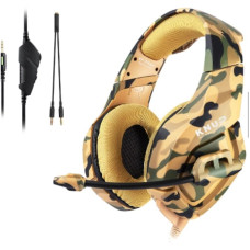 Fone de ouvido Gamer Militar TAN Headset Camuflado..