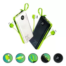 Carregador Portátil Power Bank 20000mah com visor ..