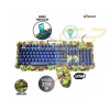 Teclado com mouse Gamer Estilo militar Camuflado Hk8400 Xtrad