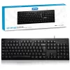 Teclado com Fio Usb ABNT2 para PC e Notebook preto