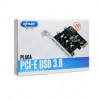 Placa PCI-e 4 Portas Usb 3.0 Externa 5Gbp para PC Desktop