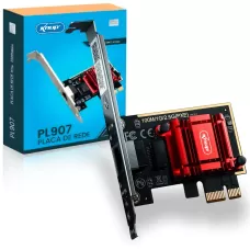 Placa de Rede Gigabyte para PC PCI Express RJ45 10..