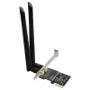 Placa de rede Pci-e X1 300mbps Wifi 2 Antenas
