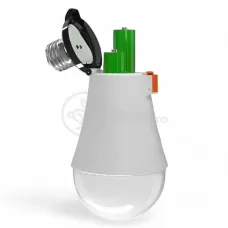 Lâmpada de Emergência LED 15W com 2 baterias de 38..