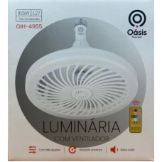 Lâmpada de Teto com Ventilador e Controle Remoto 1..